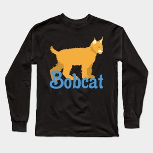 Beautiful Bobcat Wild Animal Design Long Sleeve T-Shirt